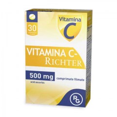 Vitamina C 500mg, 30 comprimate, Richter